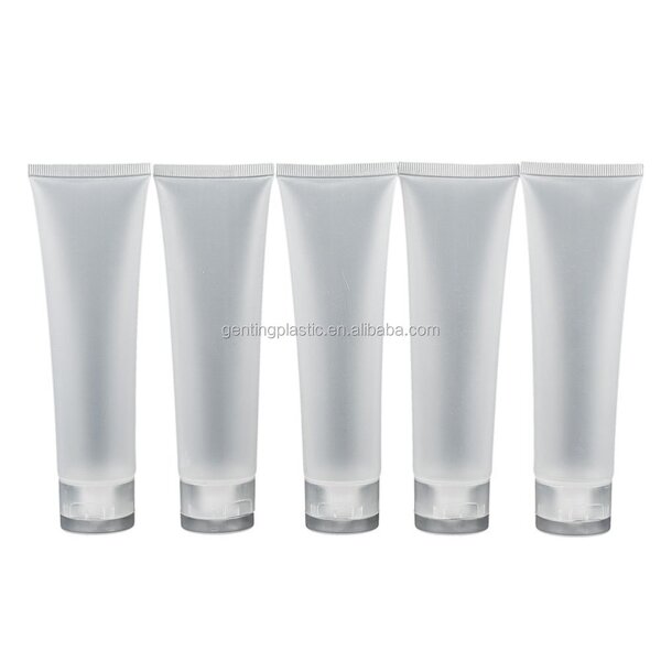 Cosmetic Cream Lotion Tube Factory - OEM/ODM Custom 100ml Empty Clear Cosmetic Cream Lotion Tube Containers