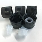 Black Plastic Tamper Evident Cap Factory - OEM/ODM Custom 31.5mm Black Plastic Tamper Evident Cap and Pourer for Olive