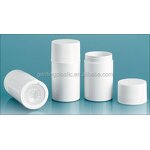 Plastic Tubes Manufacturer - OEM/ODM Custom 2.65 oz White Polypropylene Deodorant Tubes with Flat White Lid