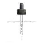 Black Child Resistant Glass Dropper Manufacturer - OEM/ODM Custom 2 oz Black Child Resistant CRC Glass Dropper 20-400