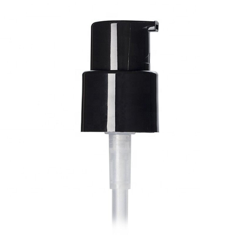 Black PP Treatment Pump Manufacturer - OEM/ODM Custom Black PP 18-400 Smooth Skirt Fingertip Treatment Pump
