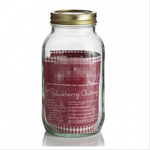 Glass Mason Jar Manufacturer - OEM/ODM Custom 4-32 oz Glass Mason Jar with Metal Canning Lid
