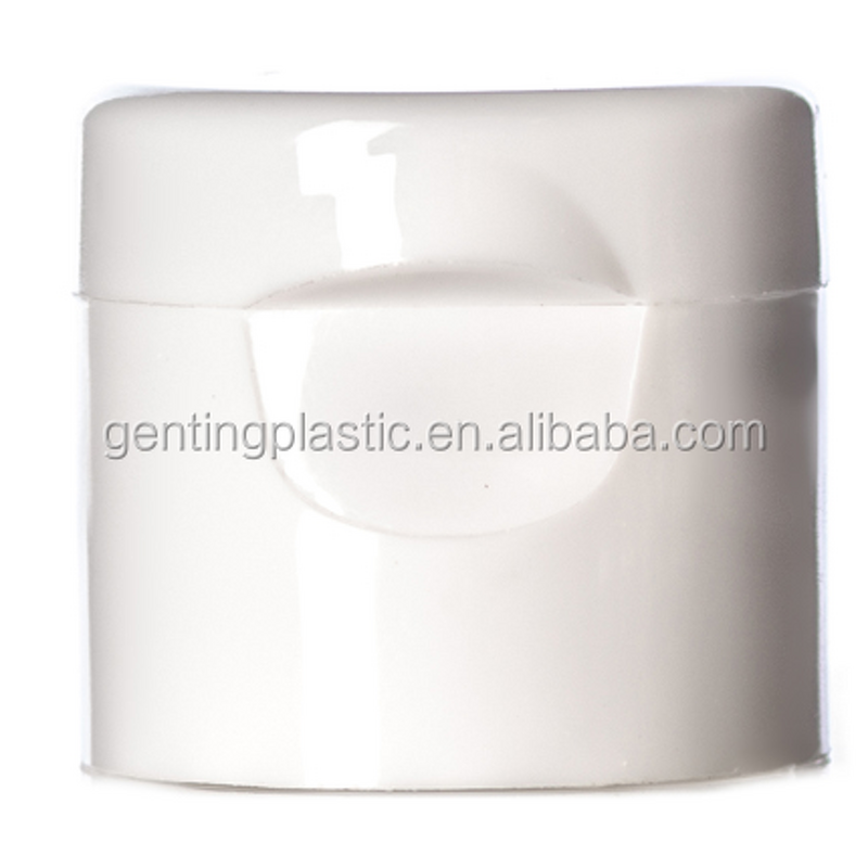 Hinged Flip Top Cap Manufacturer - OEM/ODM Custom 20-28mm White PP Smooth Hinged Flip Top Plastic Snap Cap Dispensing