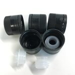 Black Plastic Tamper Evident Cap Factory - OEM/ODM Custom 31.5mm Black Plastic Tamper Evident Cap and Pourer for Olive