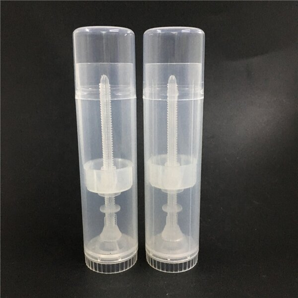 Clear Plastic Lip Balm Tube Manufacturer - OEM/ODM Custom 15g Clear Plastic Lip Balm Tube Empty Cosmetic Container