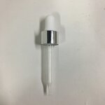 Silver Metal Glass Dropper Factory - OEM/ODM Custom 20mm Silver Metal Glass Dropper 30ml Boston Bottle with Gold Lids