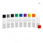Lip Balm Tubes Factory - OEM/ODM Custom Natural Lip Balm Tubes with Colored Lids Lip Balm Container