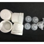 White PP Tamper Evident Dropper Cap Manufacturer - OEM/ODM Custom White PP 18 mm Tamper-evident Dropper Cap with Orifice