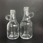 Mini Clear Wine Glass Bottle Manufacturer - OEM/ODM Custom 36ml 55ml Mini Clear Wine Glass Bottle with Small Ear Handle