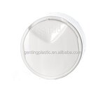 White PP Disc-top Lid Manufacturer - OEM/ODM Custom White PP 28-410 Smooth Skirt Disc-top Lid with HIS Liner