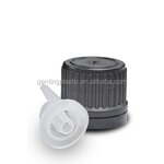 Tamper Evident Dropper Cap Factory - OEM/ODM Custom 18mm Black Tamper Evident Dropper Cap for Essential Oil Aromatherapy