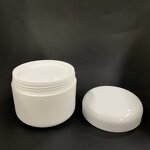 White Double Wall PP Jar Manufacturer - OEM/ODM Custom 120g White Double Wall PP Jar with Plastic Dome Unlined Cap