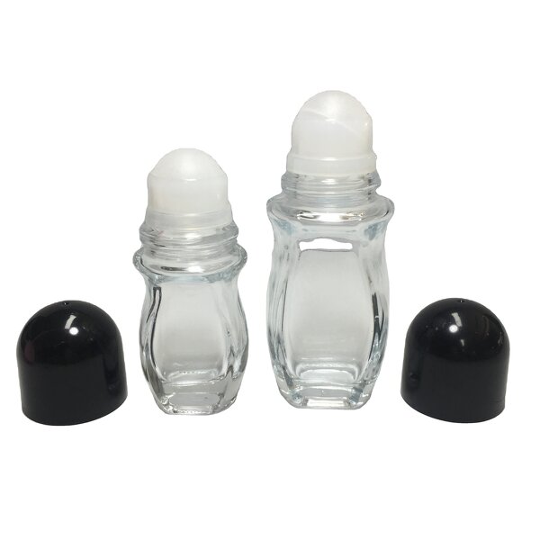 Roller Bottles Empty Deodorant Glass Factory - OEM/ODM Custom 30ml 50ml Roller Bottles Empty Deodorant Glass Roll on Bottle