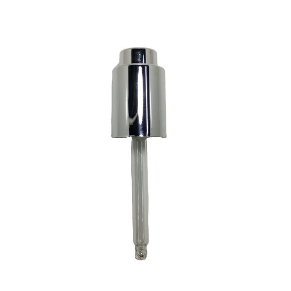 Push Button Glass Dropper Manufacturer - OEM/ODM Custom Cosmetic Push Button Glass Dropper Round Pump Dropper Glass Bottle