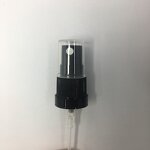 Black Plastic Fine Mist Spray Pump Manufacturer - OEM/ODM Custom 18mm Black Plastic Fine Mist Spray Pump Anti-theft Ring