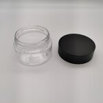 Straight PET Jar Manufacturer - OEM/ODM Custom 2oz 53mm Straight PET Jar 60ml with Child Proof Cap