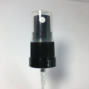 Black Plastic Fine Mist Spray Pump Manufacturer - OEM/ODM Custom 18mm Black Plastic Fine Mist Spray Pump Anti-theft Ring