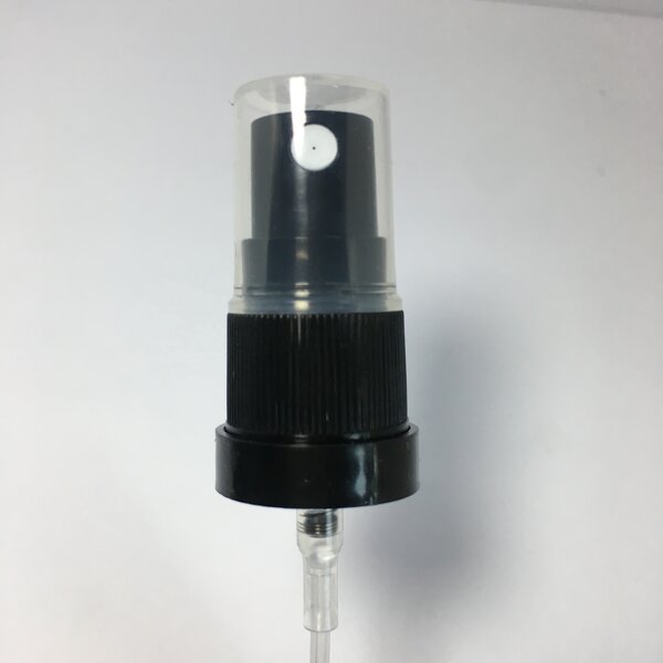Black Plastic Fine Mist Spray Pump Manufacturer - OEM/ODM Custom 18mm Black Plastic Fine Mist Spray Pump Anti-theft Ring