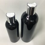 Shampoo Plastic Bottle Factory - OEM/ODM Custom 250ml 500ml Shampoo Plastic Bottle with Silver Disc Top Caps
