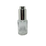 Silver Push Button Dropper Manufacturer - OEM/ODM Custom 30ml Silver Push Button Regular Dropper Aluminium Plastic Body