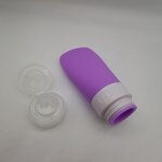 Silicone Empty Soft Tube Manufacturer - OEM/ODM Custom 38-90ml Travel Cosmetic Cream Silicone Tube with Pump