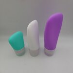 Silicone Empty Soft Tube Manufacturer - OEM/ODM Custom 38-90ml Travel Cosmetic Cream Silicone Tube with Pump