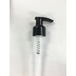 Black Ribbed Skirt Head Lotion Pump Factory - OEM/ODM Custom 24mm Black Ribbed Skirt Head Lotion Pump Twist Locking