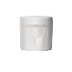 Hinged Flip Top Cap Manufacturer - OEM/ODM Custom White PP 18-28mm Ribbed Skirt Hinged Flip Top Dispensing Cap