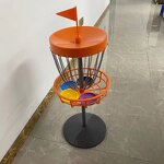 Disc Golf Basket Manufacturer - OEM/ODM Custom Portable 24 Chain Flying Disk Disc Golf Target Set Basket