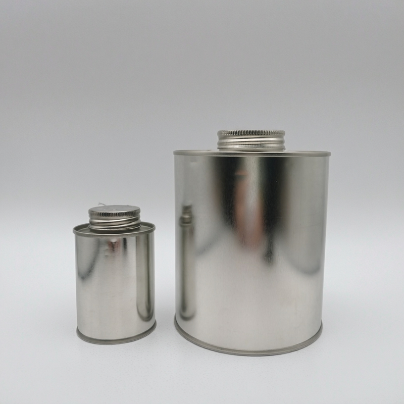 Metal Can with Tin Brush Manufacturer - OEM/ODM Custom 4oz Metal Can with Tin Brush Tin Product