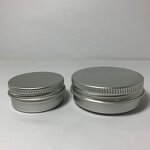 Gold Cosmetic Aluminum Jar Manufacturer - OEM/ODM Custom 60g Skin Care Cream in Gold Cosmetic Aluminum Jar with Lid