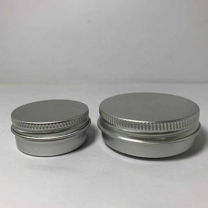 Gold Cosmetic Aluminum Jar Manufacturer - OEM/ODM Custom 60g Skin Care Cream in Gold Cosmetic Aluminum Jar with Lid
