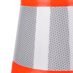 Traffic Safety Cone Manufacturer - PVC with Black Weighted Base for Road