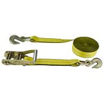 Ratchet Tie Down Strap Manufacturer - 2 Inch Yellow with Slip Hook for Winch