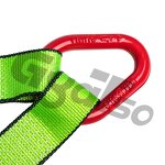 Axle V-Bridle Strap Manufacturer - Heavy Duty Recovery Tow Strap with D Ring