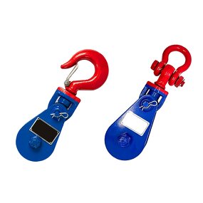 Snatch Block Manufacturer - 4 Ton with Hook and Shackle 4.5\" Sheave