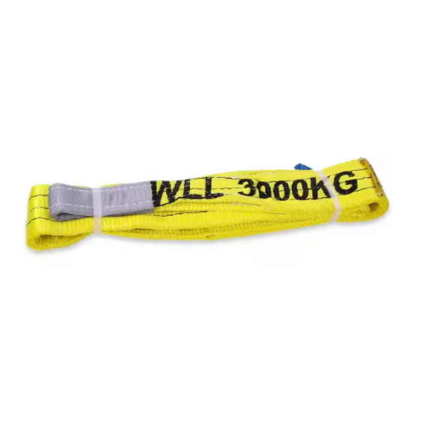 Flat Webbing Sling Manufacturer - 3000 KG WLL Yellow for Lift Solutions