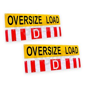Oversized Load Sign Manufacturer - Canadian D Sign Durable Vinyl Fabric Banner