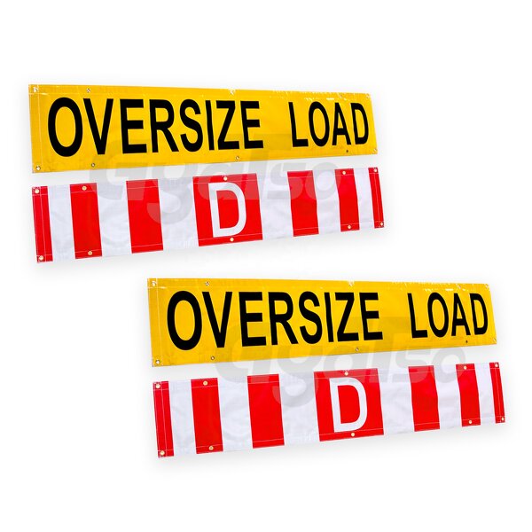 Oversized Load Sign Manufacturer - Canadian D Sign Durable Vinyl Fabric Banner