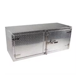 Truck Tool Box Manufacturer - Aluminum Underbody Diamond Plate with Paddle Lock