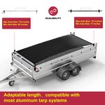 Dump Truck Tarp Kit Manufacturer - Heavy-Duty Rear Anti-Sail Bow Set