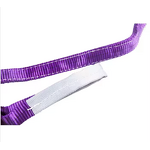 Flat Webbing Sling Manufacturer - Polyester with Reinforce Eye for Lifting