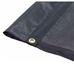 Mesh Truck Tarp Manufacturer - 10oz Black PVC-Coated Reinforced Cover