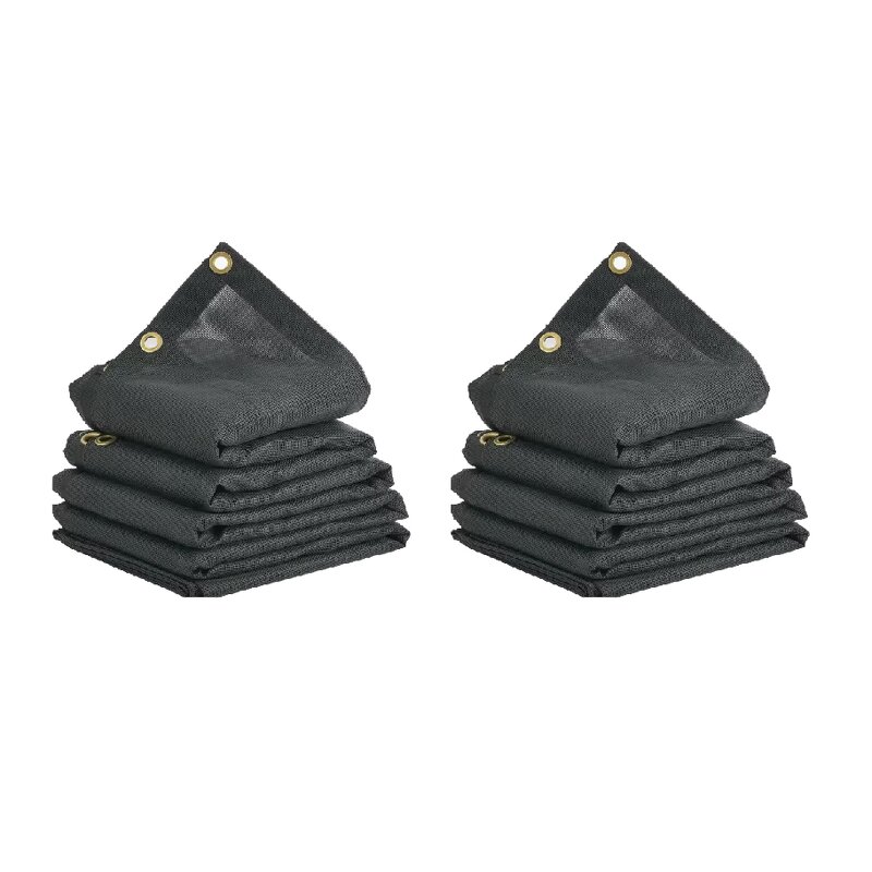 Mesh Truck Tarp Manufacturer - 10oz Black PVC-Coated Reinforced Cover