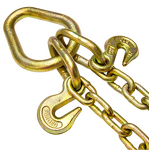 Hoist Chain Manufacturer - Galvanized G80 Lashing Chain with J Hooks