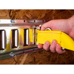 E-Track Rails Manufacturer - 5FT Powder-Coat Black Horizontal Galvanized