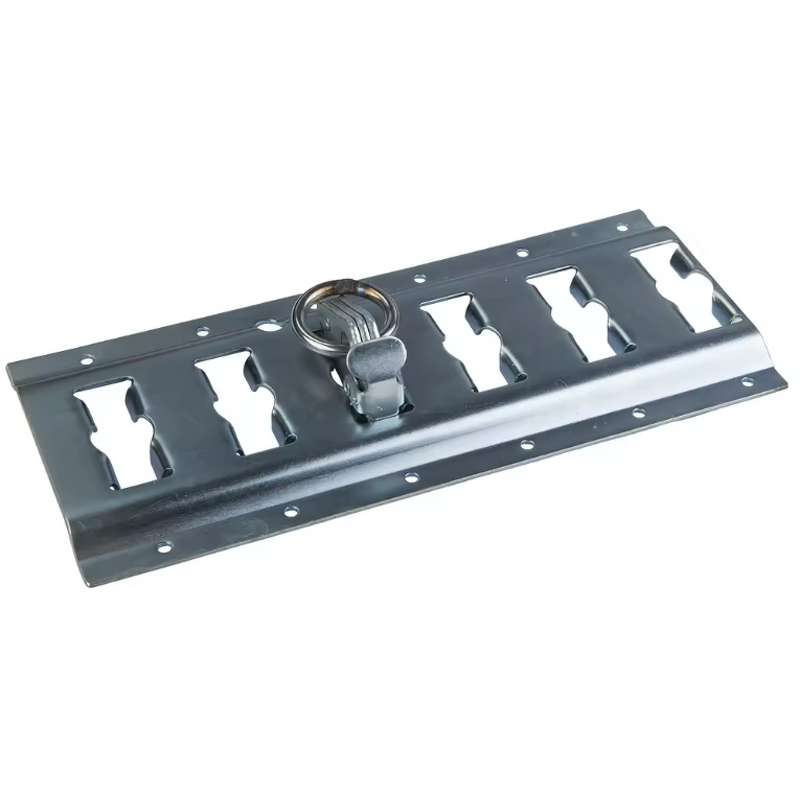 E-Track Rails Manufacturer - 5FT Powder-Coat Black Horizontal Galvanized