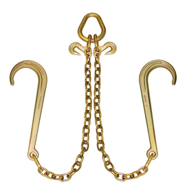 Hoist Chain Manufacturer - Galvanized G80 Lashing Chain with J Hooks