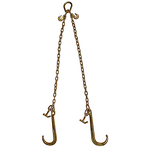 Hoist Chain Manufacturer - Galvanized G80 Lashing Chain with J Hooks