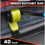 Winch Bar Manufacturer - Carbon Steel Non-slip Zinc Finished Handle
